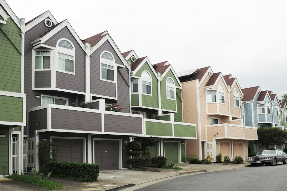 Illustrative photograph of residential buildings