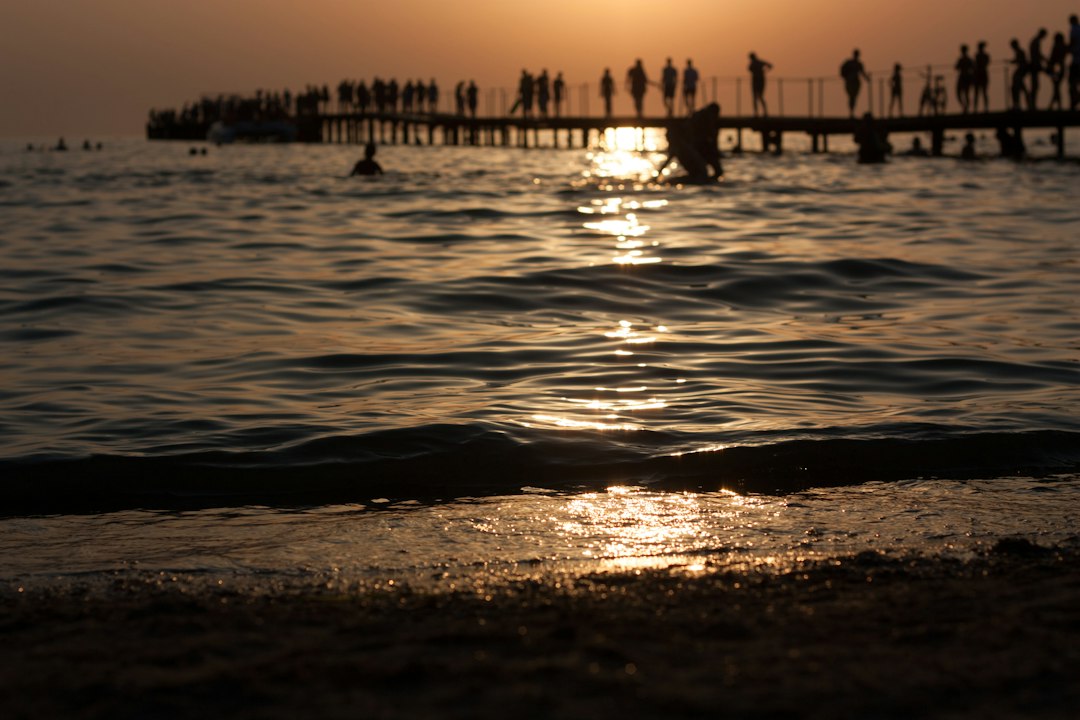 Illustrative photograph: beach promenade, not the actual reported event