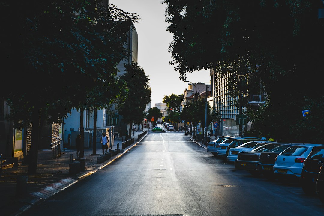 Illustrative city street, not the scene on Golda Meir Street in Netanya