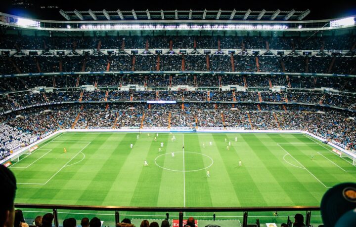 Football stadium — illustrative image, not a photo of the match