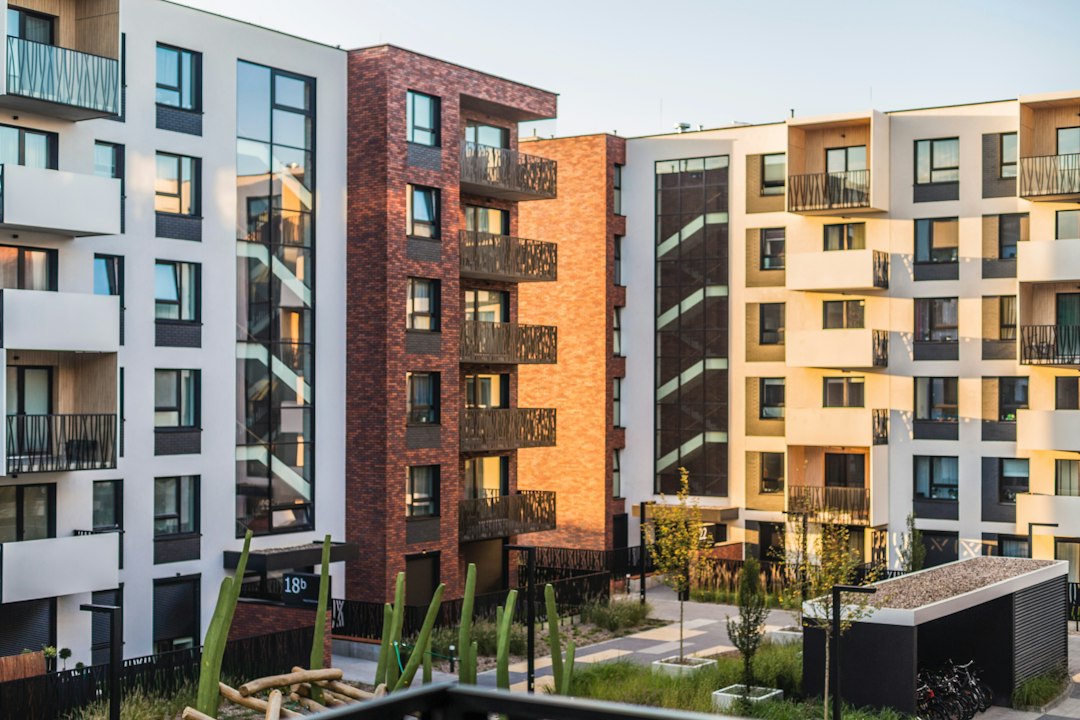 Illustrative photo of modern apartment buildings, not the N Weizmann project in Netanya