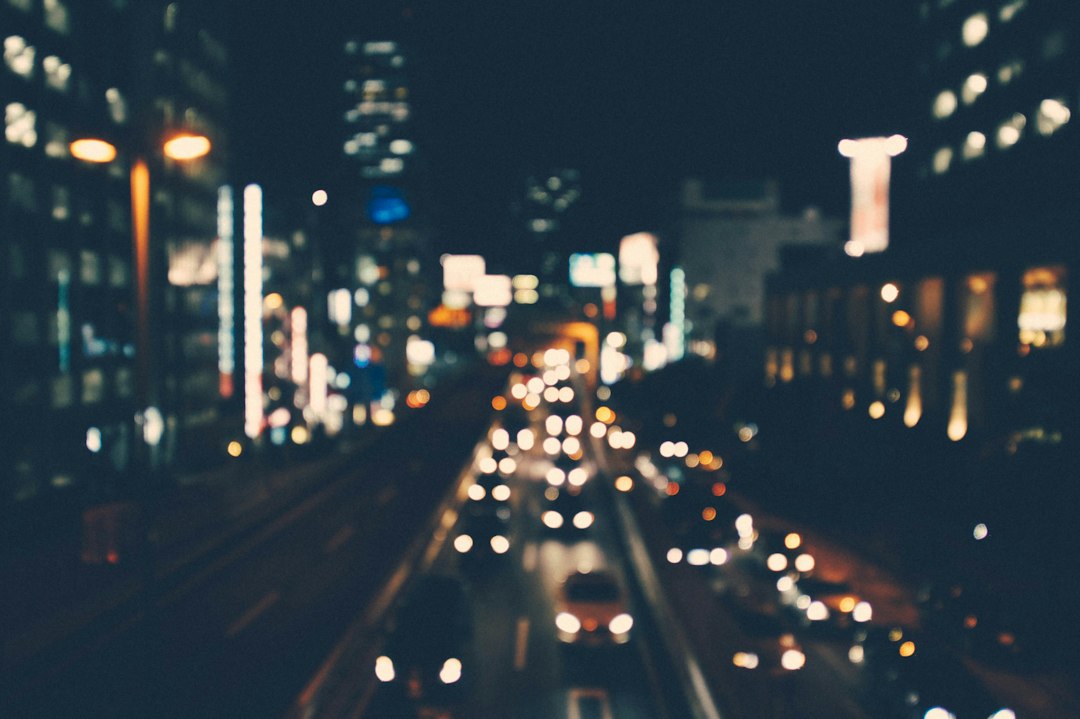 Illustrative city street at night; not a photograph of the reported incidents in Netanya.