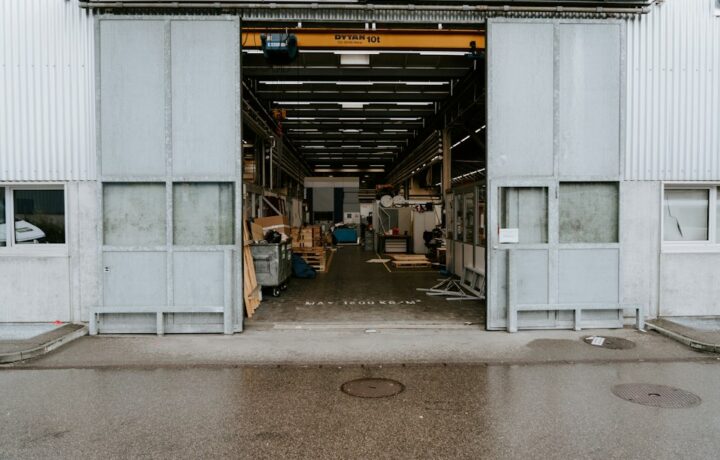 Illustrative photograph of an industrial building