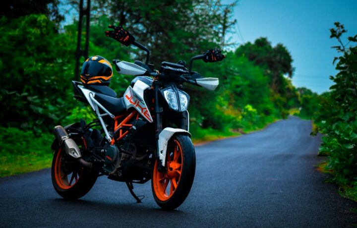 Illustrative photograph of a motorcycle