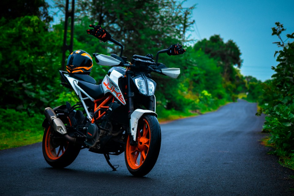 Illustrative photograph of a motorcycle
