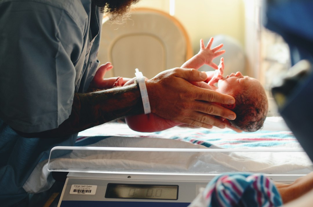 Illustrative pediatric care photo, not connected to the Netanya allergic reaction