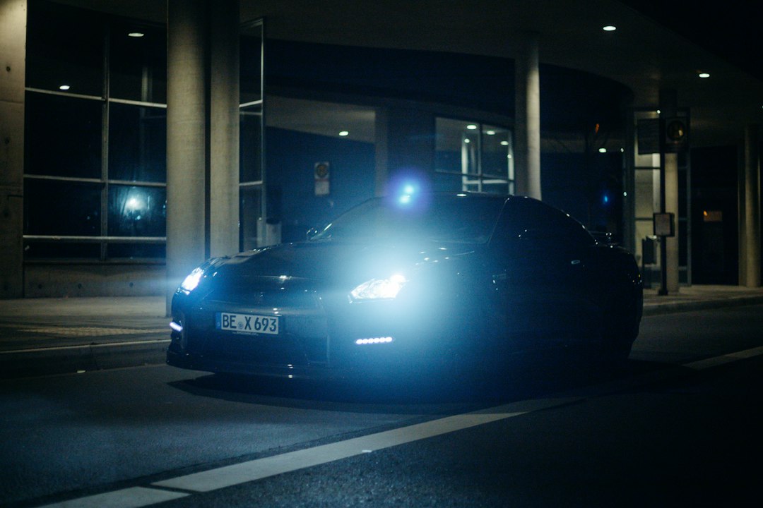 Illustrative photograph of a police car, not the actual incident