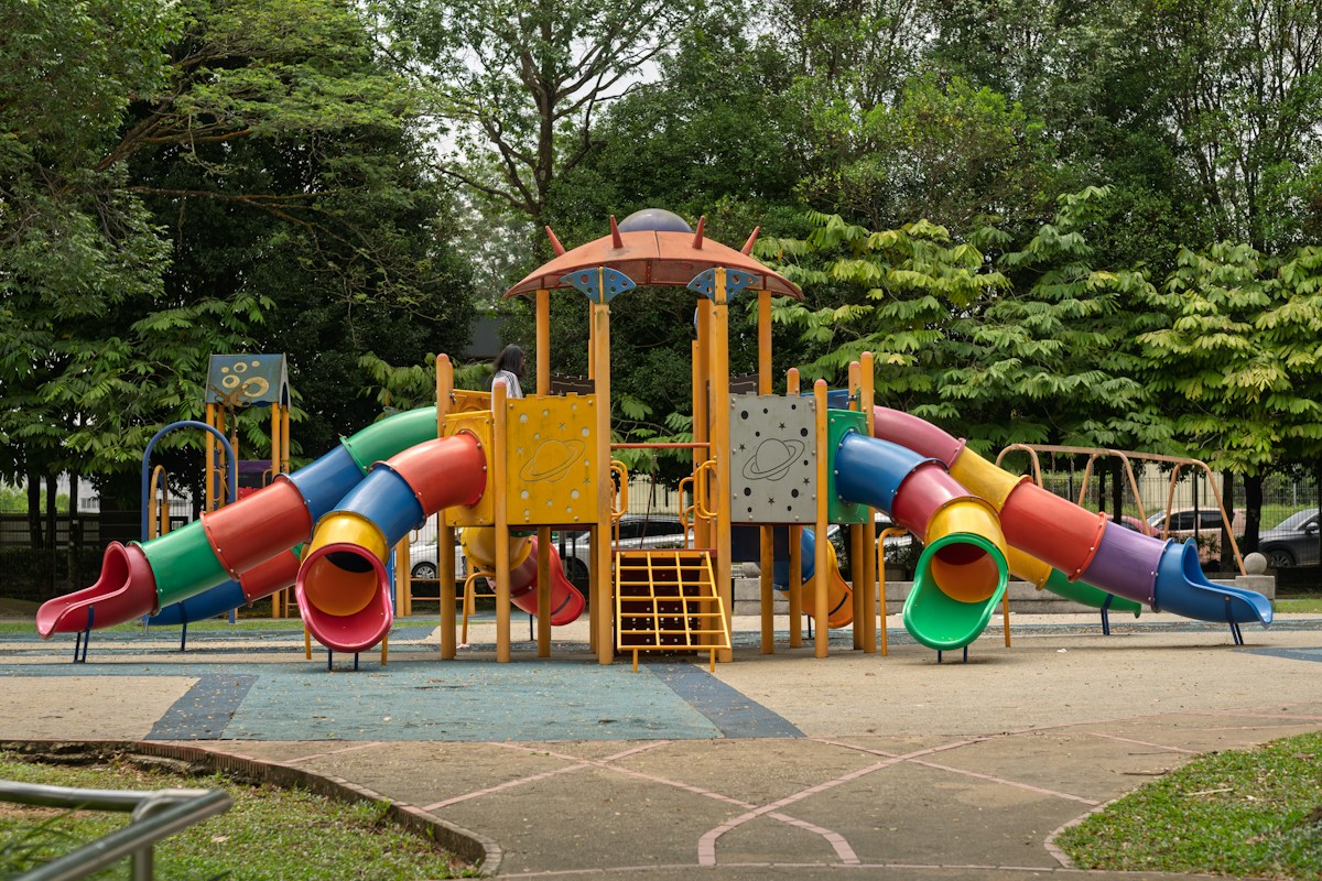 Illustration: a public playground; not a photograph of Netanya's planned birthday gardens. Photo NHN / Unsplash.