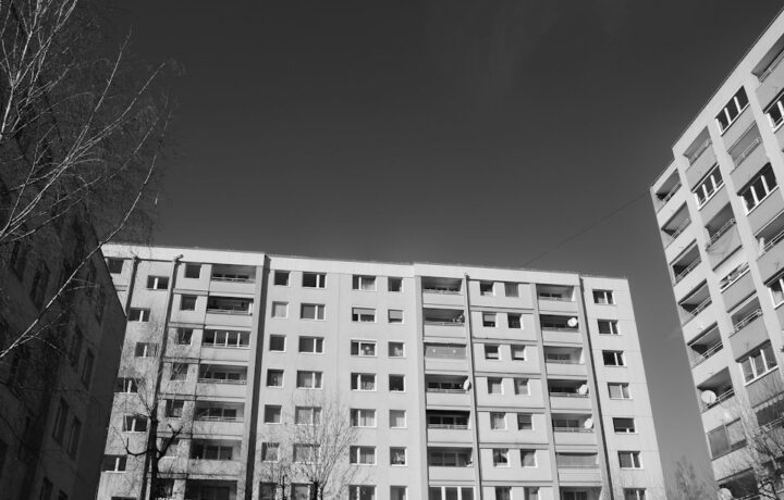 Illustrative photograph of apartment buildings