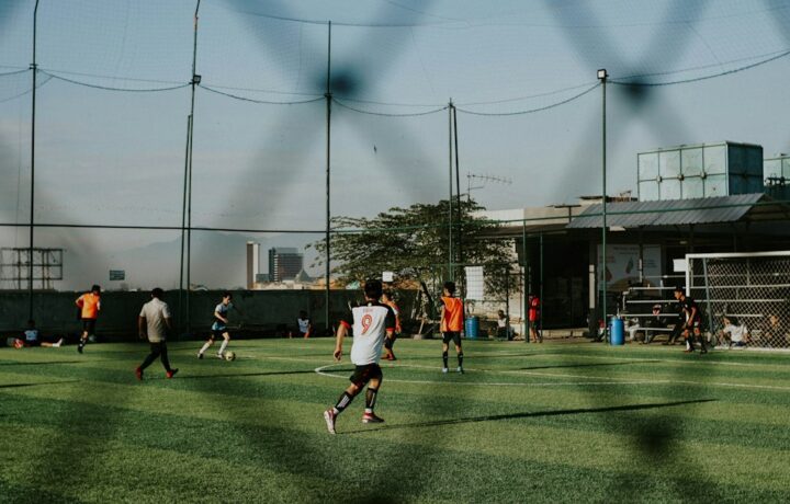 Illustration: young people playing football; not a photograph of the Netanya league. Photo: Falaq Lazuardi / Unsplash.